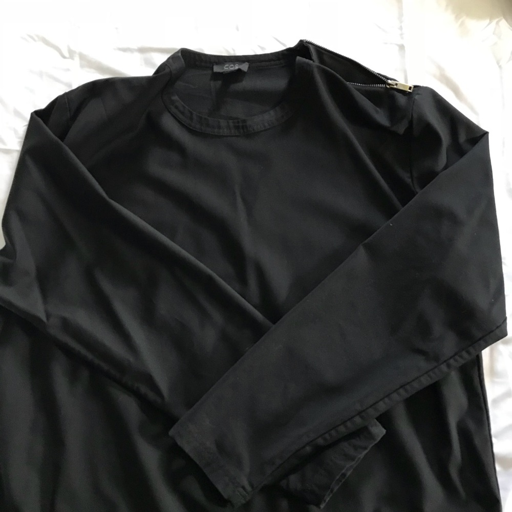 Cos Sweater with Zipper Detail